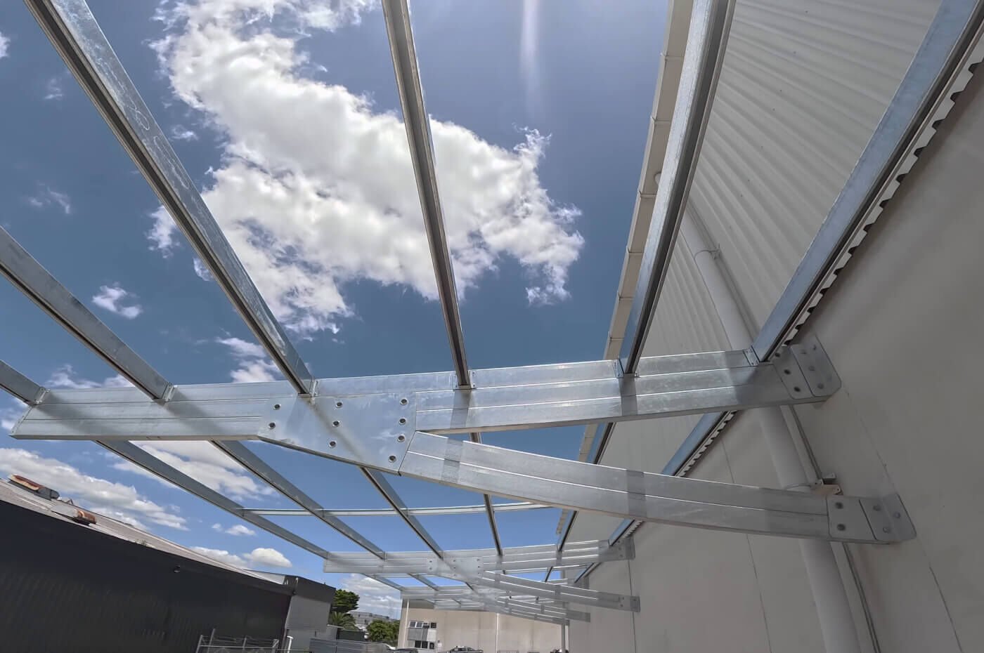 X-CALIBR™ Project: Rollforming Services Cantilevered Canopy