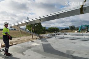 X-CALIBR™ Project: 650sqm Honey Storage Shed Portal Framed in 12 Hours, Kuratau