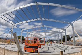 X-CALIBR™ Project: 650sqm Honey Storage Shed Portal Framed in 12 Hours, Kuratau